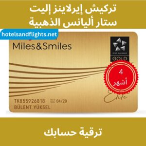 حالة النخبة في الخطوط الجوية التركية/تحالف ستار الذهبي 120 يومًا، طيران مرة واحدة وتمتد لمدة عام واحد