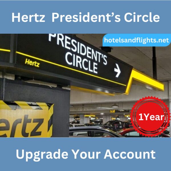 Hertz President’s Circle Membership Upgrade 2025 for 1 Year