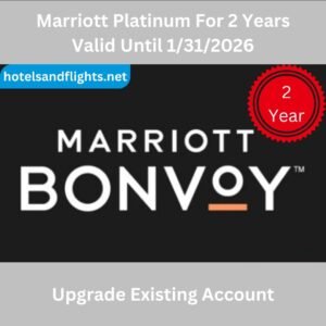 Marriott Bonvoy Platinum Upgrade For 2 Years Through 1/31/2026, No Need Staying 50 Nights