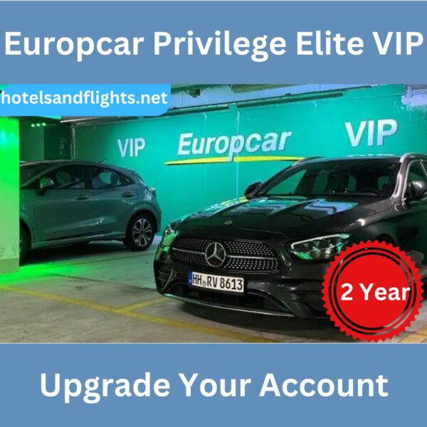 Europcar Privilege Elite VIP Membership Upgrade 2025 for 2 Year